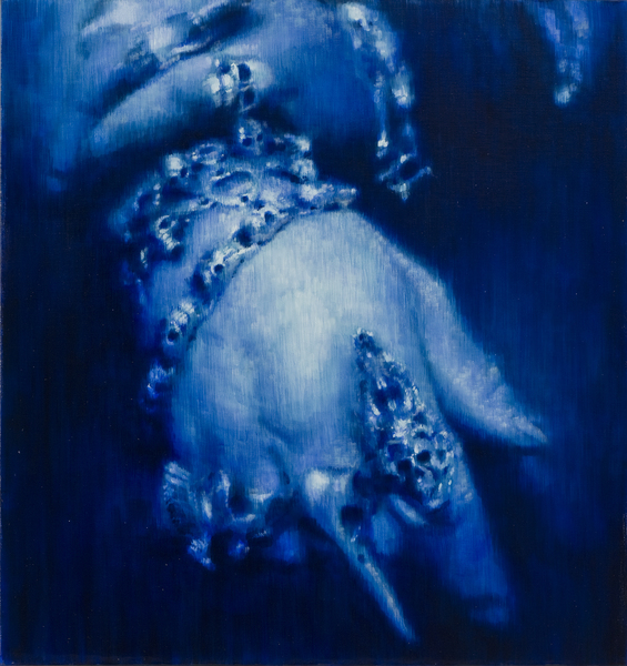 Bracelets & rings, 100x45, oil on canvas, 2012