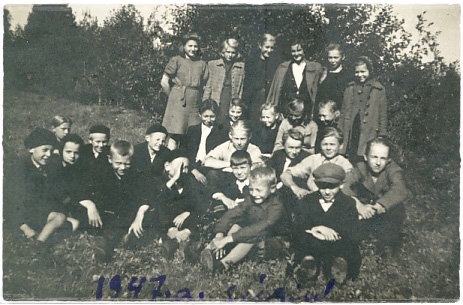 Audevälja kooli õpilased 1947.a.