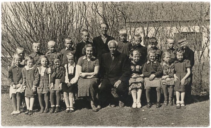 Audevälja kooli õpilased umbes 1957.a.