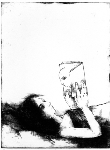 Pietro di Roma etching 1996  19,8 x 14,8 cm