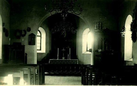 Vainupea kirik enne sõda / foto: autor teadmata