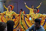 Dominican dancers in national costume