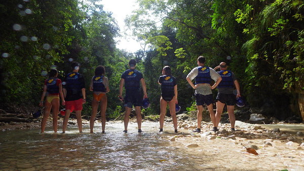 La última de las 27 cascadas de Damajagua