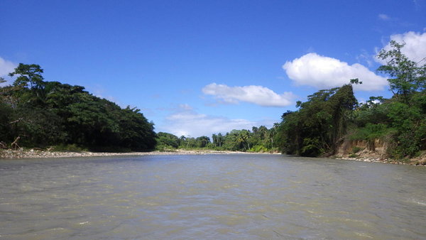 El río Bajabonico cerca de las 27 cascadas de Damajagua