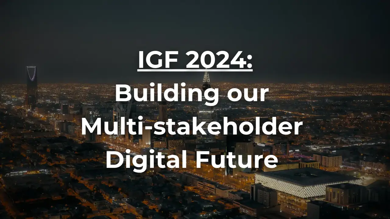 Participate at IGF 2024
