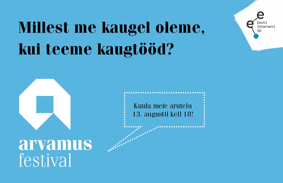 Tule ja kuula meie korraldatavat arutelu Arvamusfestivalil!