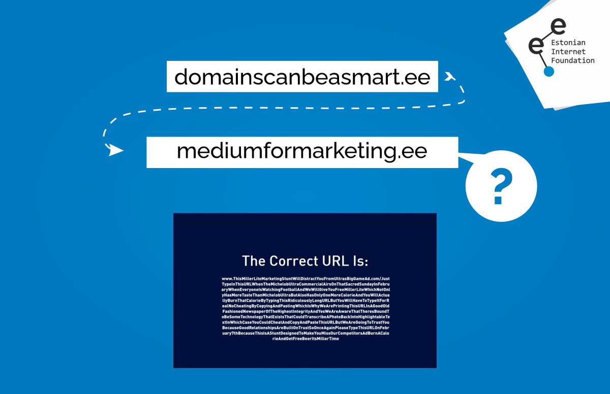 Domain as a vehicle for a marketing message? Why not!