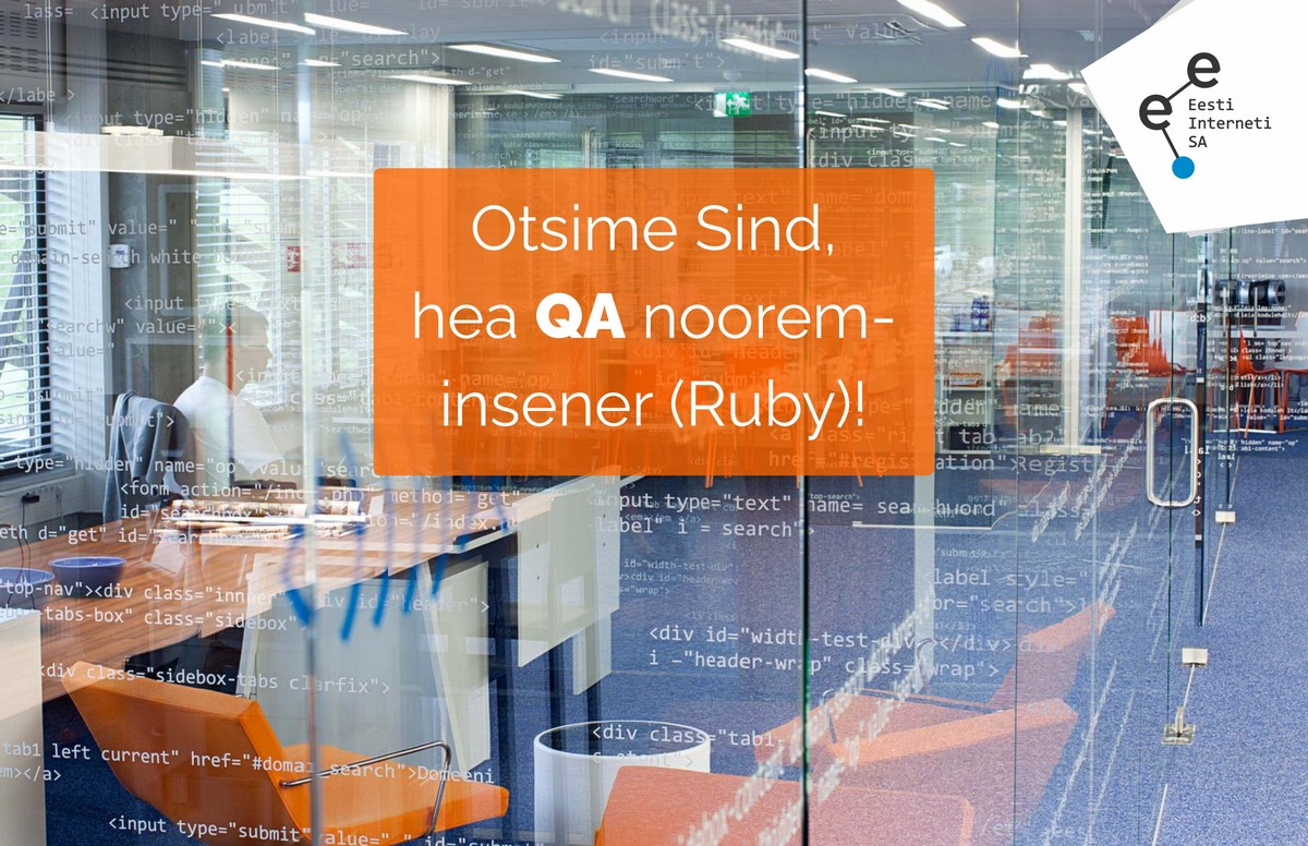 Otsime sind, hea QA insener