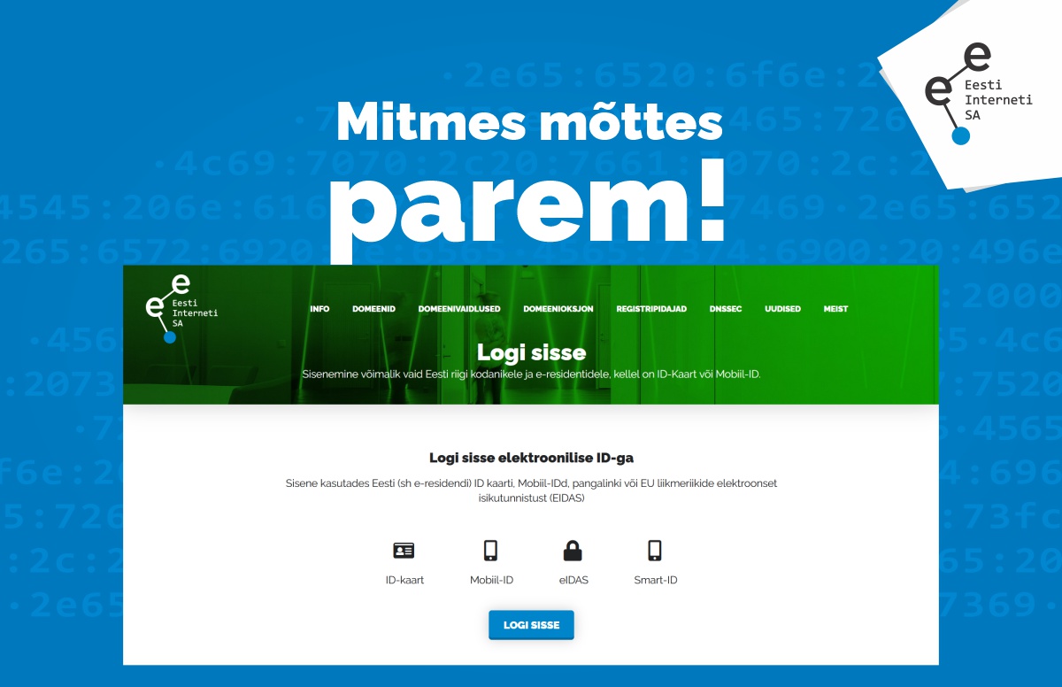Mitmes mõttes parem – vaata uut domeeni registreerijatele mõeldud portaali! 