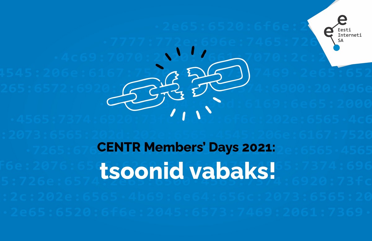 CENTR Members’ Days 2021 - tsoonid vabaks!