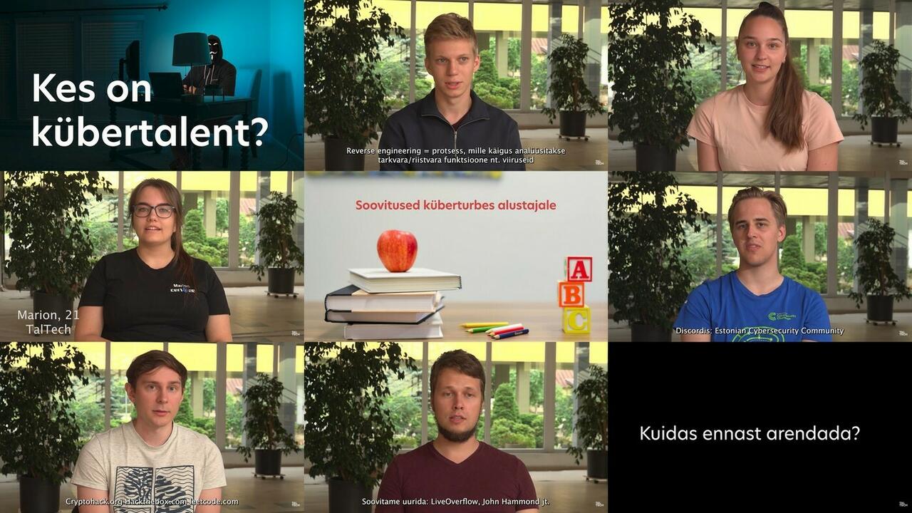 Vaata: EIS toetas Eesti noorte kübertalentide tegevust tutvustavate videote loomist
